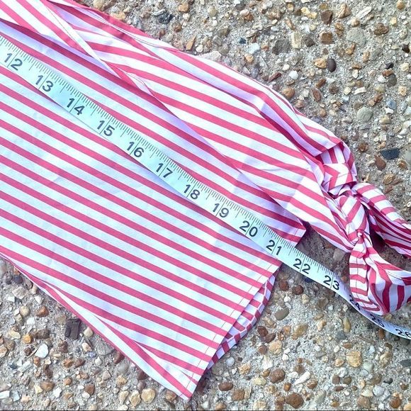 NWT J. Crew Universal Standard Striped Poplin Top - Picture 6 of 10